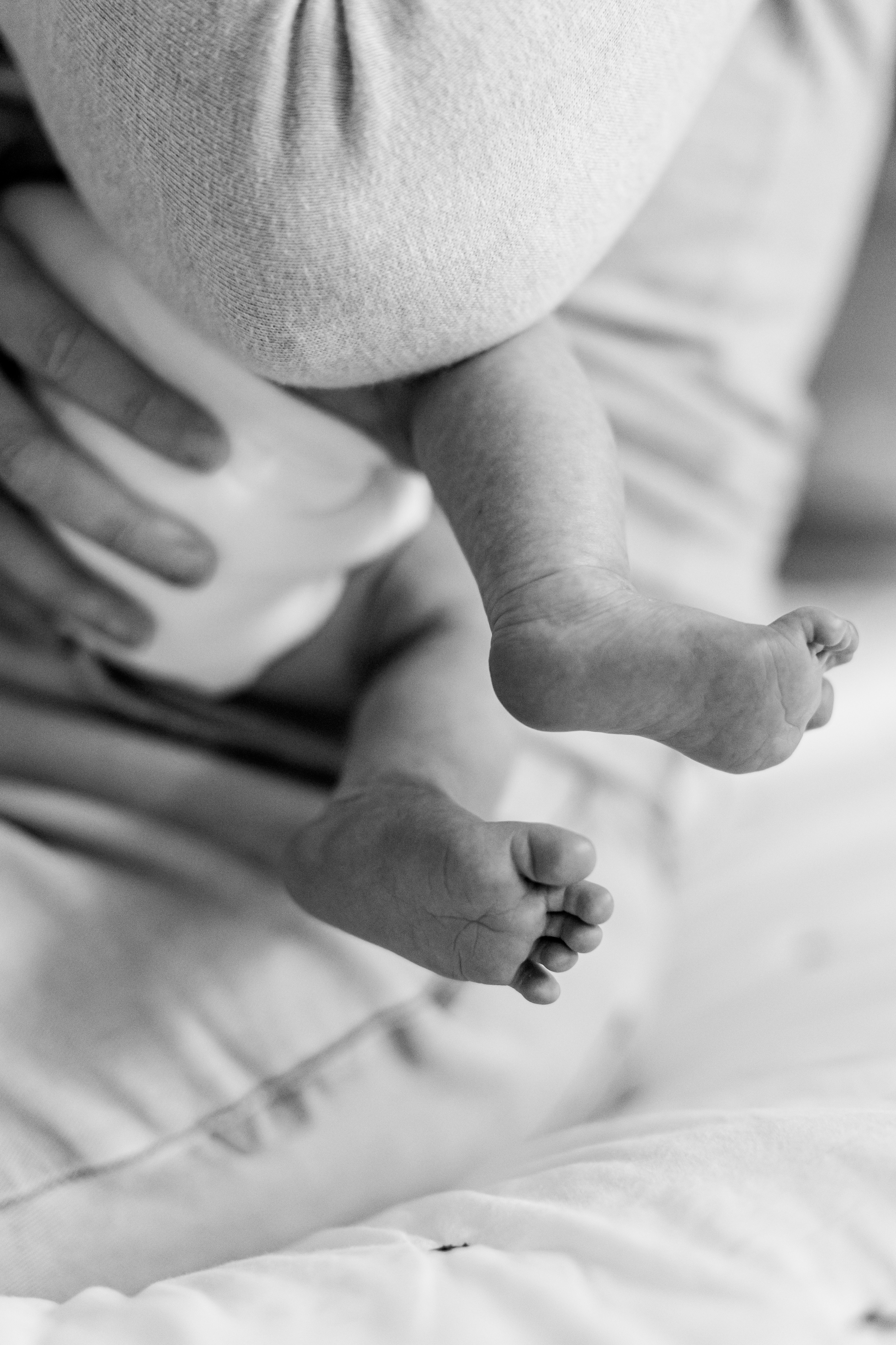 Newborn feet, our son